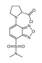 (R)-(+)-4-(N,N-二甲氨基磺酰)-7-(2-氯甲酰四氫吡咯-1-基)-2,1,3-苯并惡二唑[用于旋光純度測(cè)定的高效液相色譜標(biāo)記試劑]